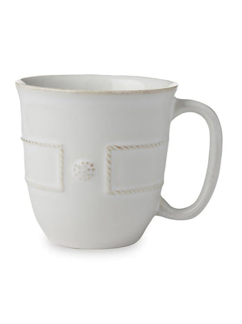 Juliska Berry & Thread French Panel Coffee/Tea Cup White